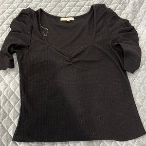 Cute black formal shirt.
